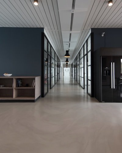 Modern office workspace